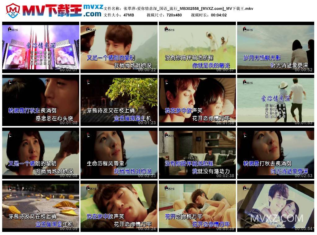 张翠萍-爱你情意深_国语_流行_MB302558